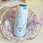 Women Insulated Water Bottle Leak-Proof Playful Animal Design Hot Cold Thermos