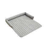 Comfortable Platform Mat with Raised Edges Soft Padded Floor Cushion for Home and Outdoor Use