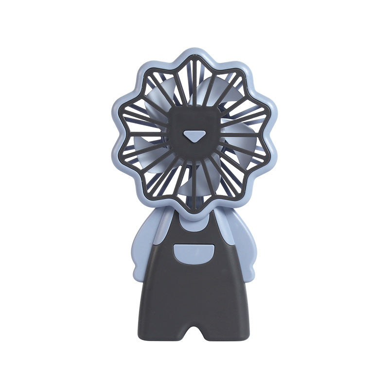 Portable Mini Fan Creative Figure Design Lightweight Handheld Personal Fan