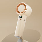 Harrow Portable Rechargeable Cooling Fan Compact Lightweight Adjustable Speed with LED Display