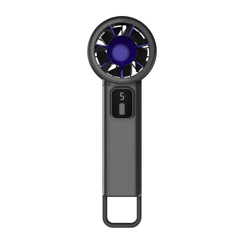 Handheld Fan Compact Portable High-Performance Rechargeable with LED Speed Display