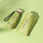 Women’s UV Protection Folding Umbrella with Wind-Resistant Frame and One-Touch Open Close Mechanism