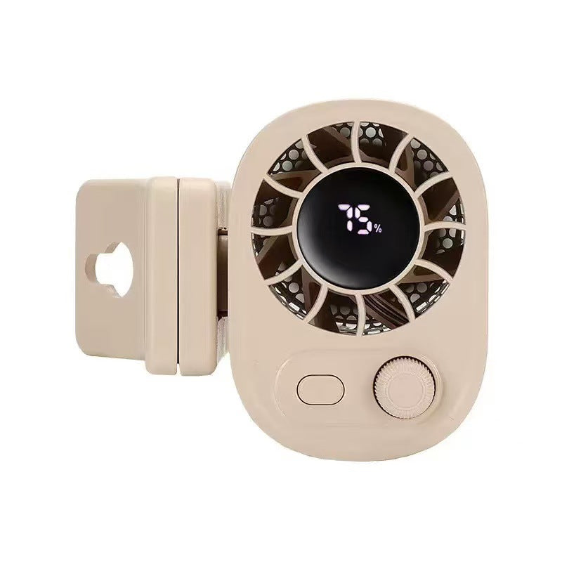 Portable USB Fan Compact Quiet Operation Adjustable Speed Digital Display