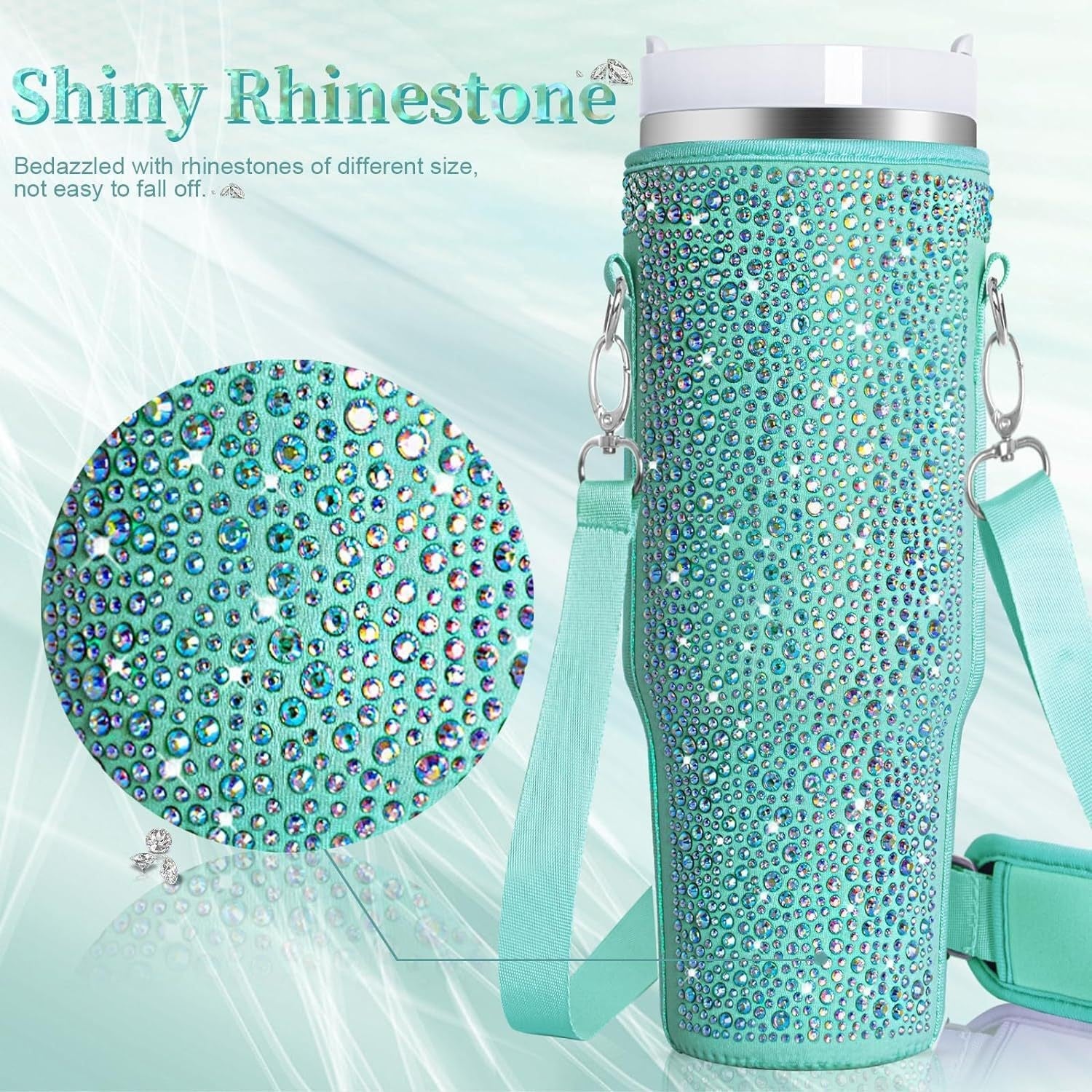 Women's Insulated Water Bottle with Versatile Carrying Bag Durable and Stylish Design