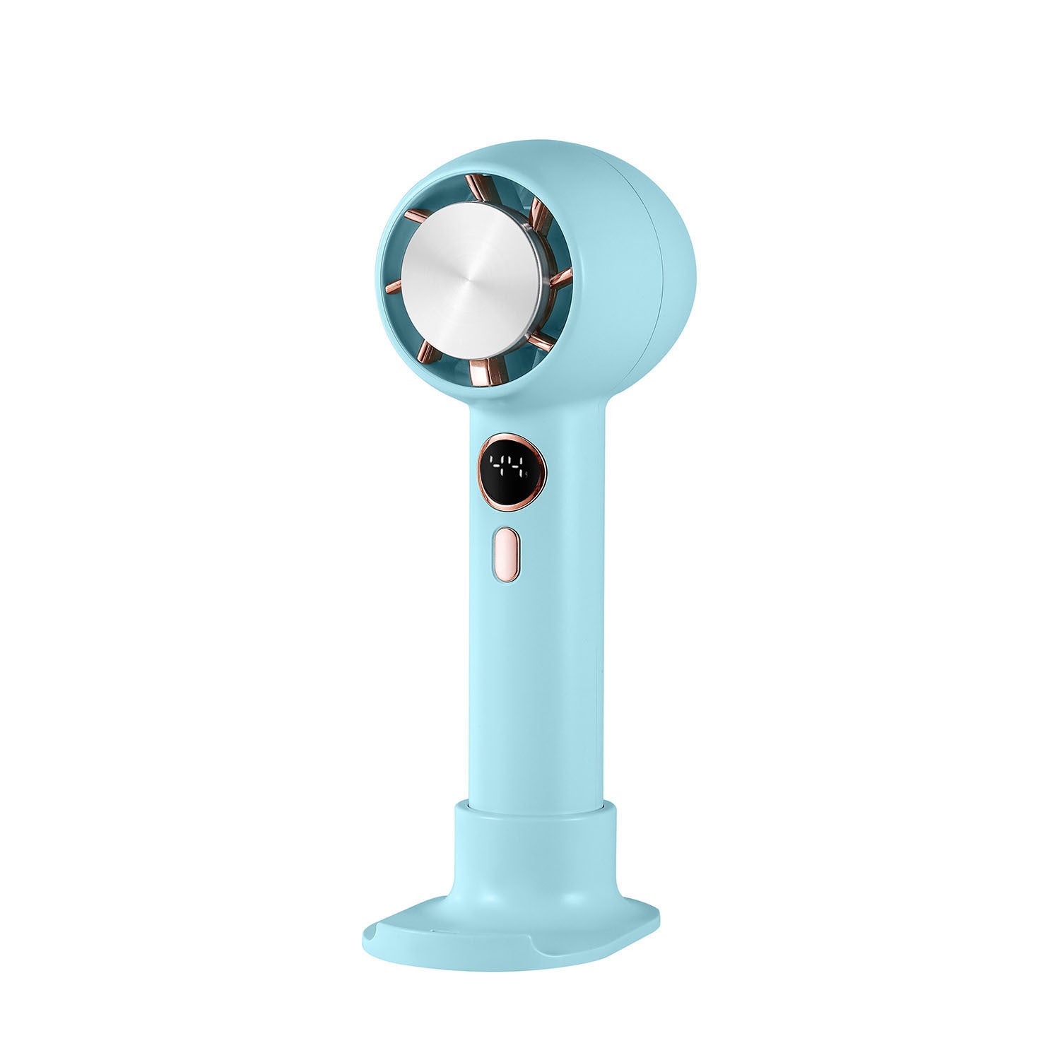 Harrow Women's Ergonomic Rechargeable Personal Cooling Fan Handheld Portable Quiet