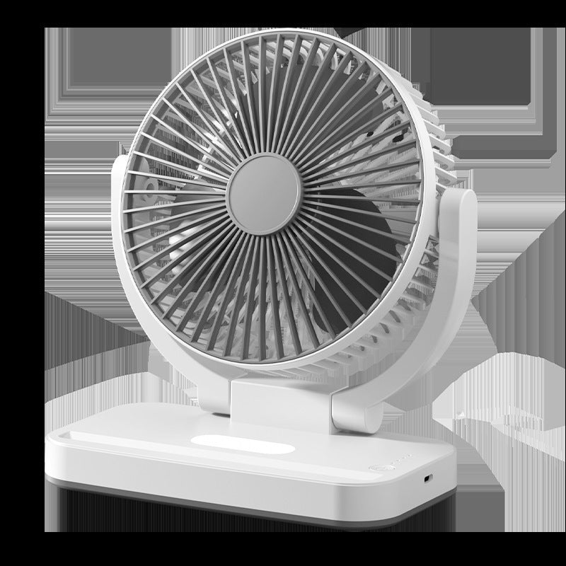 Unisex Table Fan Portable Quiet Adjustable Tilt Compact Cooling Fan