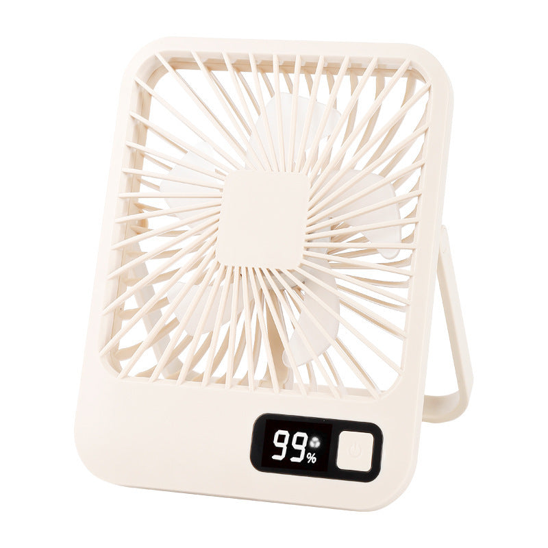 Rechargeable Personal Desk Fan Portable Quiet Adjustable Speed with LED Display
