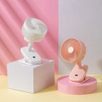 Adjustable Mini Clip-On Fan Portable Personal Desk Fan with Multiple Speeds and Adjustable Head