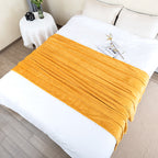 Brehn Women's Cozy Microfiber Blanket with Diamond Pattern Soft Lightweight Throw