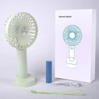 Harrow Handheld Fan Portable Rechargeable Battery USB Charging Compact Lightweight