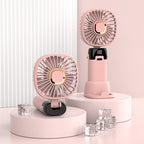 Portable Fan USB Rechargeable Compact Quiet Personal Cooling Fan