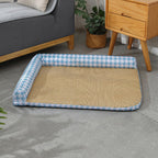 Elevated Edge Pet Bed Cozy Supportive Non-Slip Bottom Removable Cover