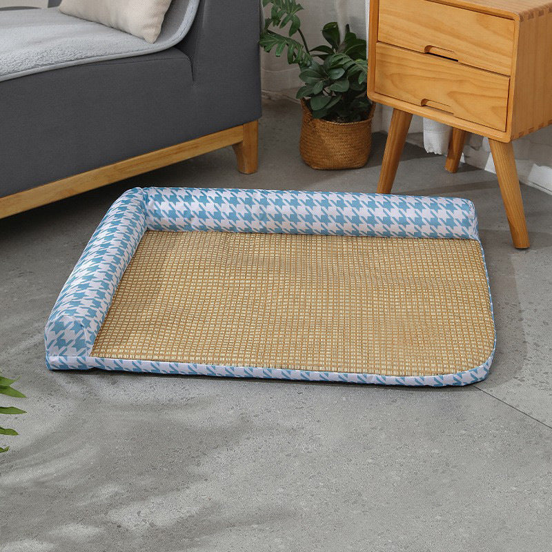 Elevated Edge Pet Bed Cozy Supportive Non-Slip Bottom Removable Cover