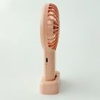 Portable USB Fan for Women Compact Desk Handheld Cooling Fan with Powerful Airflow and Stylish Design