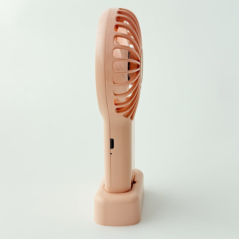 Portable USB Fan for Women Compact Desk Handheld Cooling Fan with Powerful Airflow and Stylish Design
