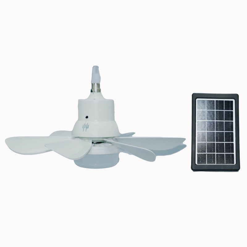 Brehn Portable Solar Fan Wireless Outdoor Indoor Flexible Mounting Quiet Weather-Resistant
