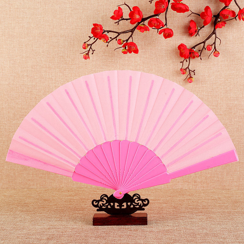 Unisex Colored Fan Set Lightweight Compact Handheld Fans for Travel and Events