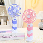 Portable USB Handheld Fan with Flexible Tilt Compact Rechargeable Personal Cooling Fan