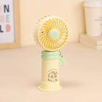 Rechargeable Portable Fan Cartoon-Themed USB Desk Fan Quiet Operation