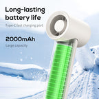 Portable USB Handheld Fan for Women Compact Lightweight Rechargeable Personal Cooling Fan