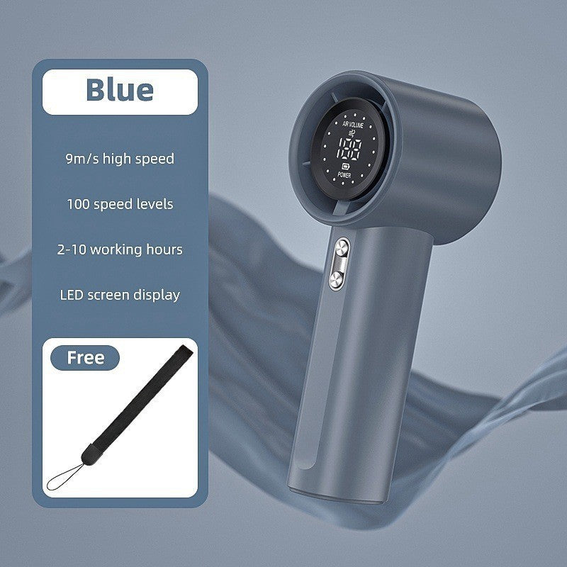 Portable Handheld Fan Unisex Lightweight Adjustable Speed Battery Powered