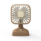 Portable Table Fan with Adjustable Head Quiet Motor Compact Design