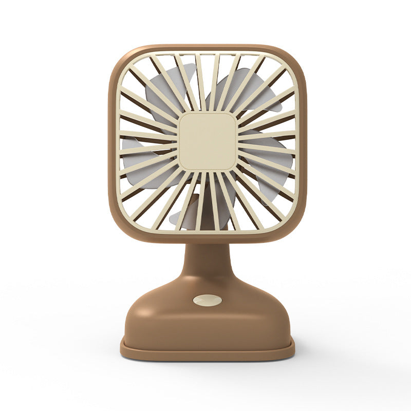 Portable Table Fan with Adjustable Head Quiet Motor Compact Design