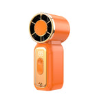 Portable High-Performance Blower Fan with Digital Temperature Display Rechargeable Battery