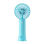 Portable USB Rechargeable Personal Fan with Multiple Speeds and LED Light Compact Handheld Fan for Women