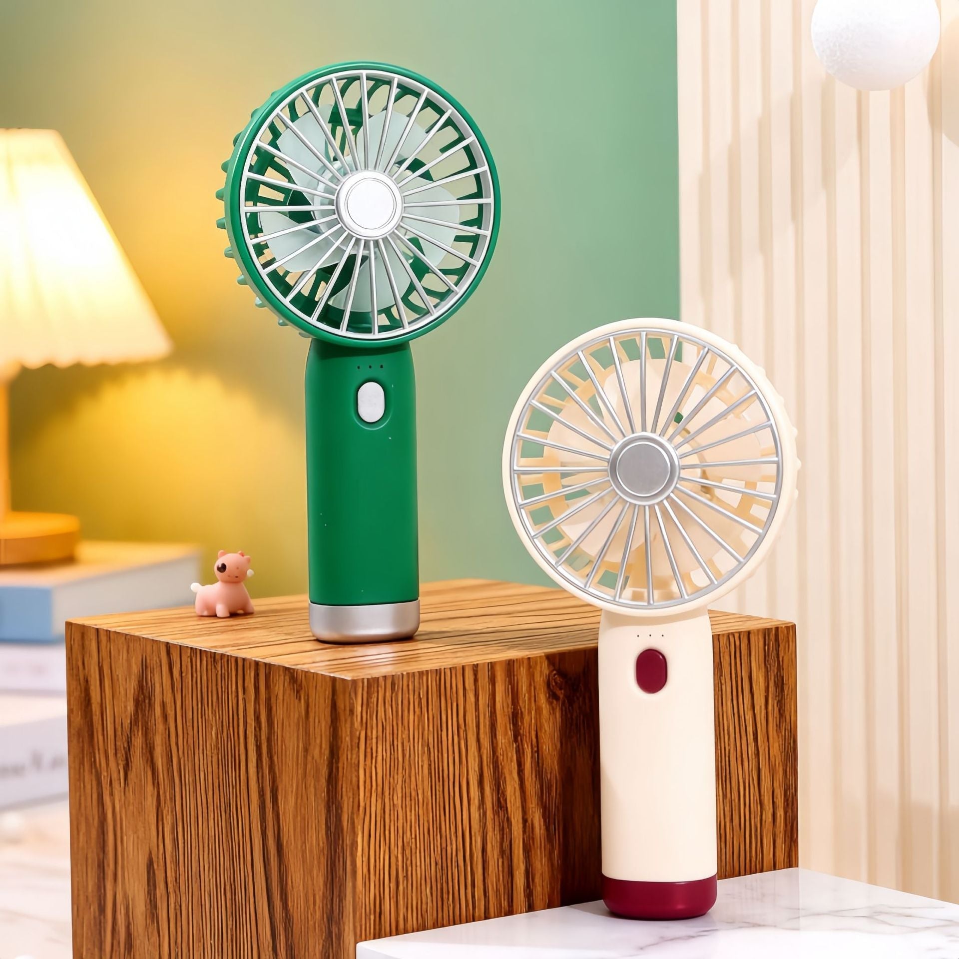 Portable Handheld Fan with Powerful Battery USB Rechargeable Ergonomic Design Lightweight