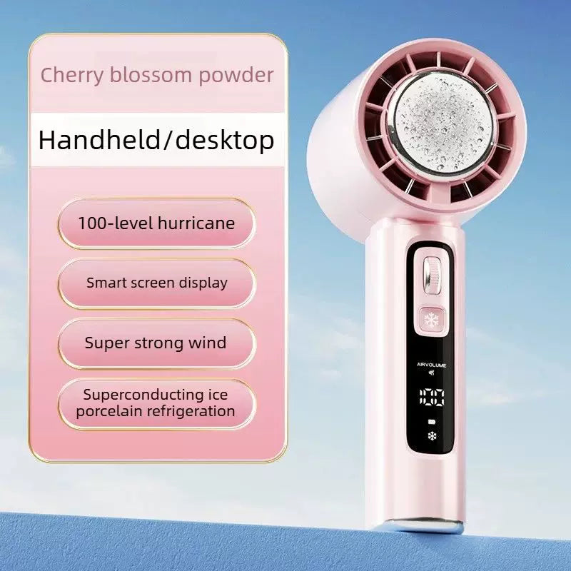 Portable Thermoelectric Mini Air Cooler Fan USB Rechargeable Handheld Desktop