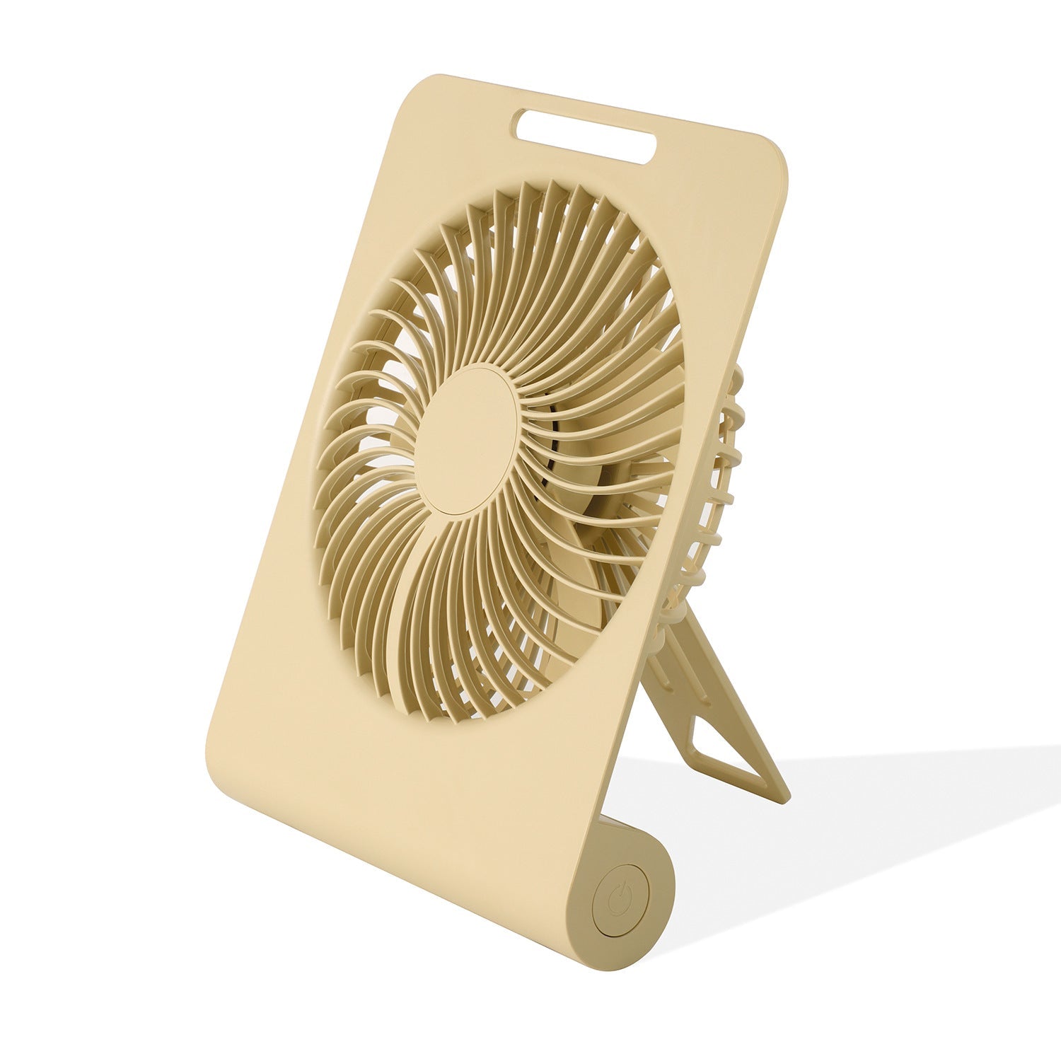 Portable Rechargeable Desk Fan with 360-Degree Rotation and Quiet Operation, Lightweight and Compact