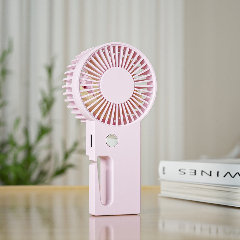 Harrow Portable Adjustable Handheld Fan Rechargeable Quiet Lightweight Personal Cooling
