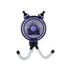 Portable Cat Fan with Flexible Legs Lightweight Adjustable Personal Cooling Fan