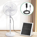 Harrow Solar-Powered Standing Fan Adjustable Height Quiet Operation Unisex