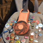 Portable Handheld Fan Rechargeable Battery Lightweight Quiet Motor Multiple Speeds