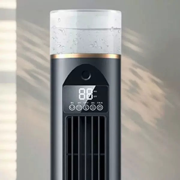 Oscillating Tower Fan Slim Design Whisper-Quiet DC Motor Adjustable Louvers Unisex One Size