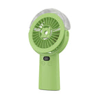 Portable Rechargeable Handheld Fan Digital Speed Control Compact Quiet Operation