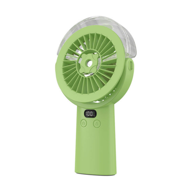 Portable Rechargeable Handheld Fan Digital Speed Control Compact Quiet Operation