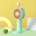 Portable Handheld Fan USB Powered Lightweight Quiet Operation Cute Animal Design