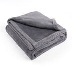 Women's Ultra-Soft Fleece Blanket Harrow Quilted Cozy Throw Blanket Large Size