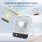 Portable Table Fan Lightweight Quiet Operation Compact Design