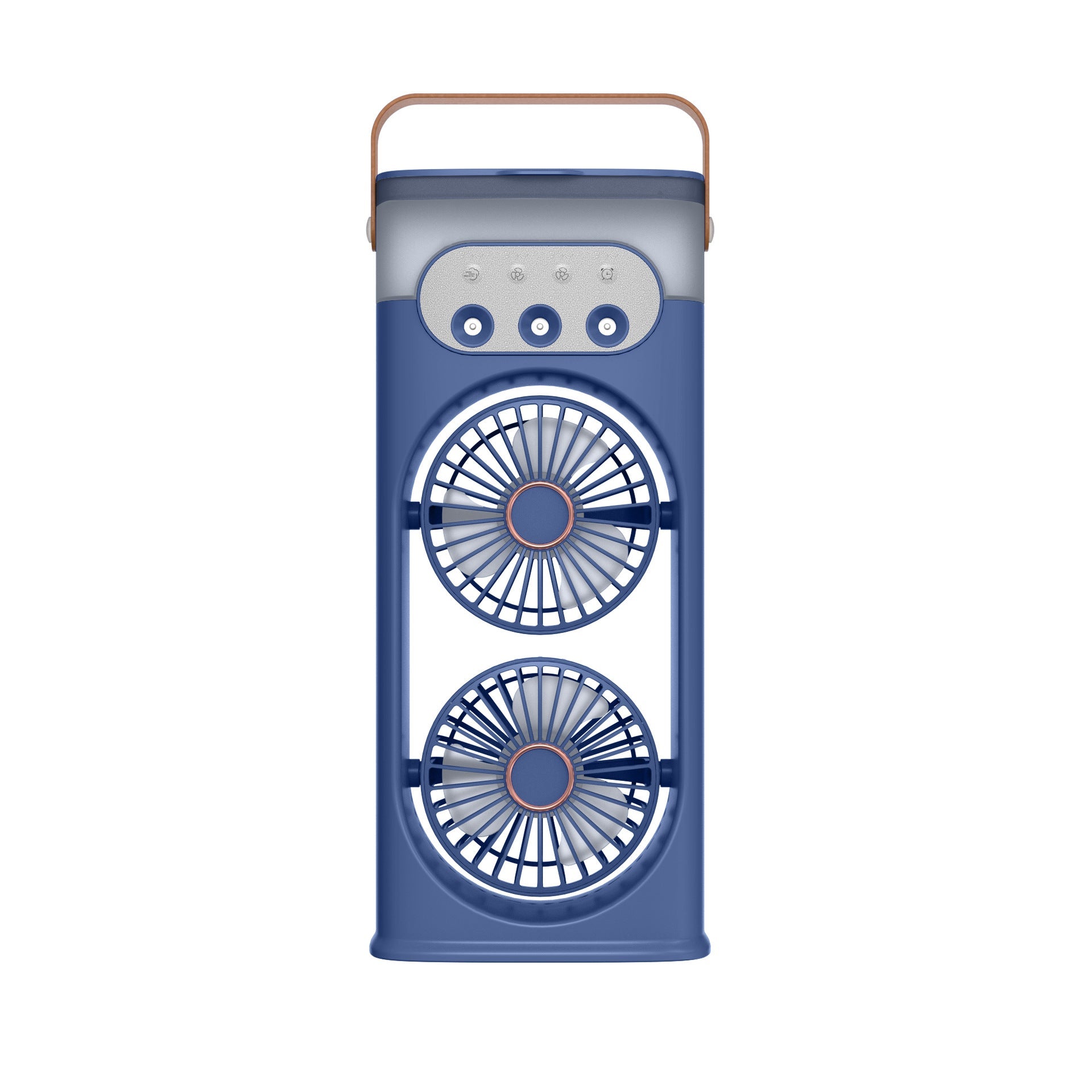 Portable Dual Fan Lightweight Rechargeable Personal Cooling Fan