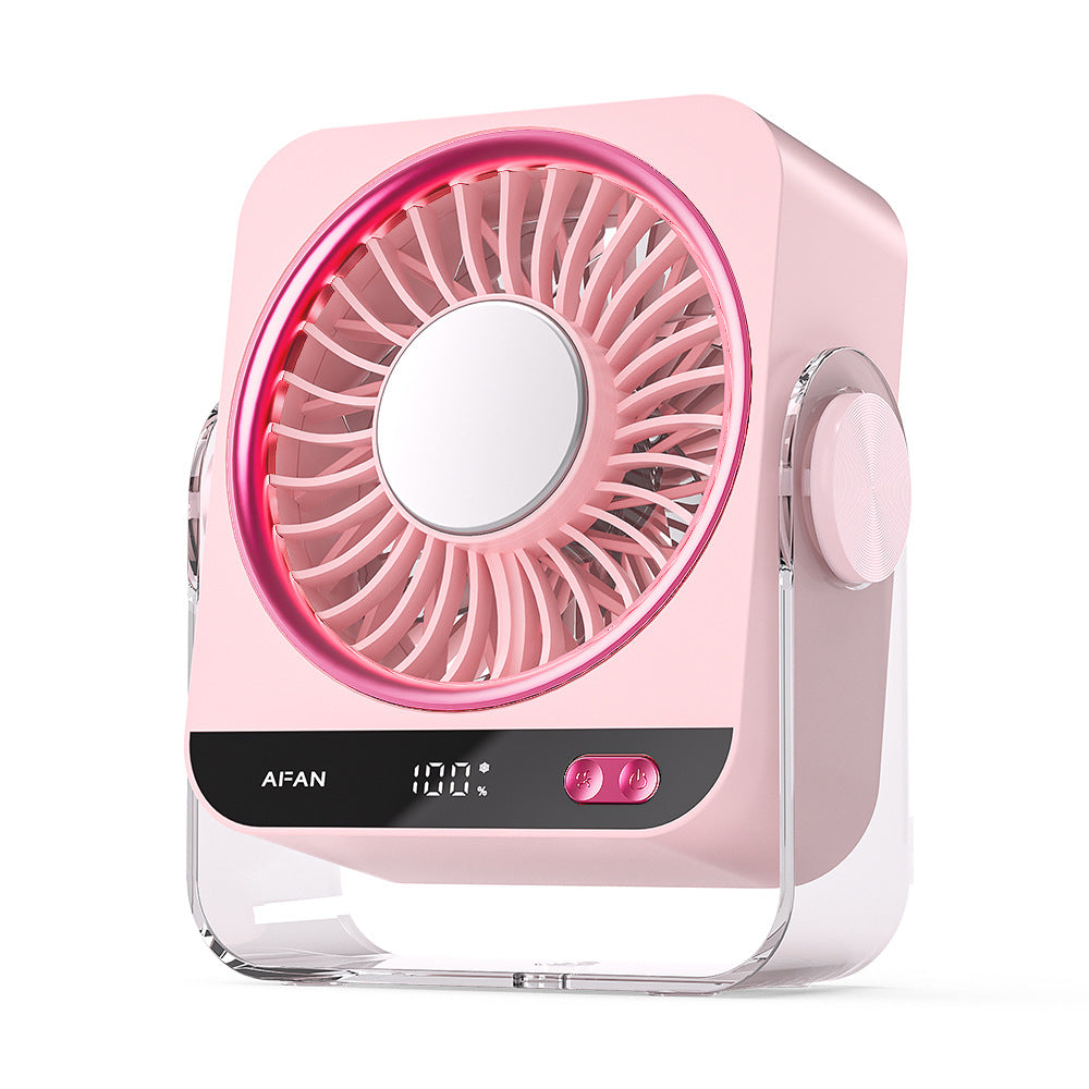 Portable Mini Air Circulator Fan Compact Lightweight Adjustable Speed Energy Efficient