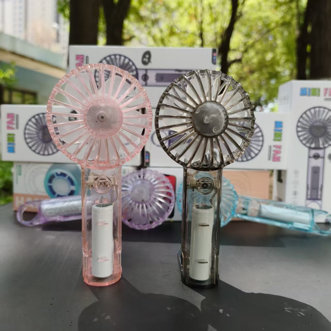 Portable Mini Hand Fan Compact Quiet Handheld Fan for Travel Office Outdoor Use