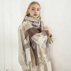 Ladies Fashionable Scarf Soft Material Long Size with Elegant Fringes