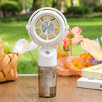 Mist Cooling Handheld Fan Rechargeable Portable Personal Fan with Misting Function