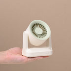 Compact USB Table Fan and Air Circulator with Quiet DC Motor and Swivel Head