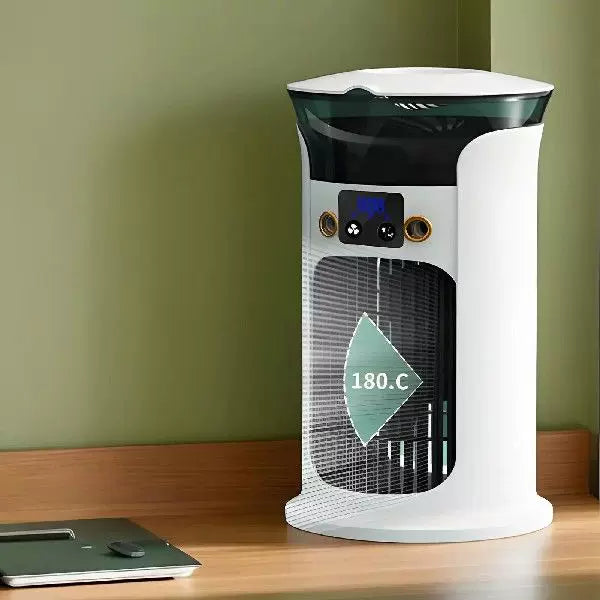 Portable Tower Fan USB Powered Compact Quiet Mosquito Trap Digital Display Unisex One Size