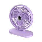Mini Desk Cooling Fan Portable Quiet Adjustable Angle Personal Fan